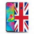 Дизайнерский пластиковый чехол для Samsung Galaxy M20 Флаг Британии
