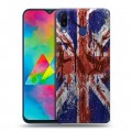 Дизайнерский пластиковый чехол для Samsung Galaxy M20 Флаг Британии