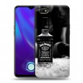 Дизайнерский силиконовый с усиленными углами чехол для OPPO A1k Jack Daniels