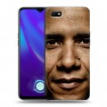 Дизайнерский силиконовый с усиленными углами чехол для OPPO A1k Барак Обама