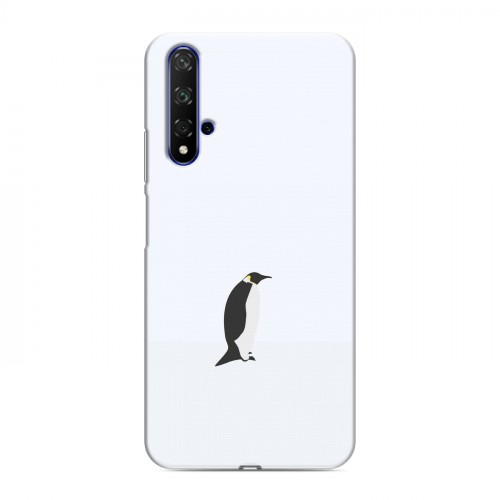Дизайнерский силиконовый чехол для Huawei Honor 20 Пингвины