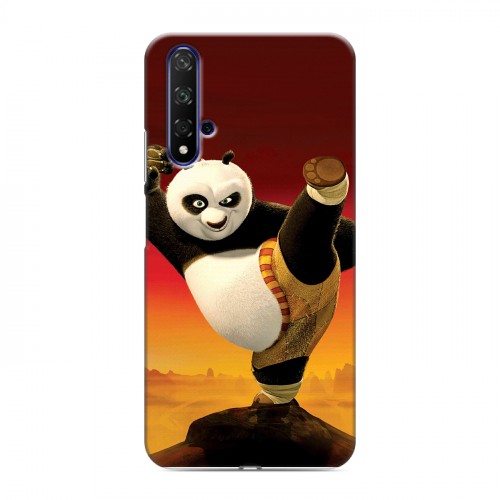 Дизайнерский силиконовый чехол для Huawei Honor 20 Кунг-Фу Панда