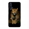 Дизайнерский силиконовый чехол для Huawei Honor 20 Леопард