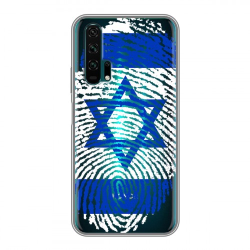 Дизайнерский силиконовый чехол для Huawei Honor 20 Pro Флаг Израиля
