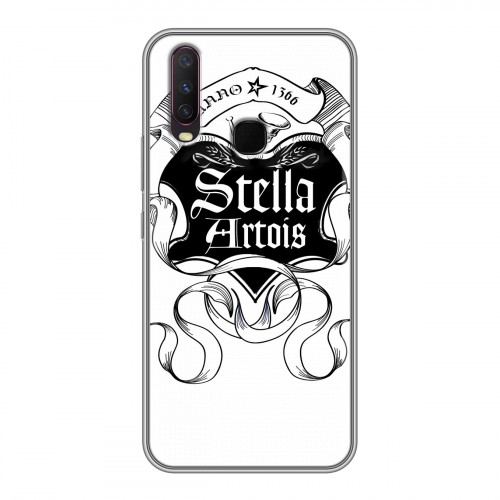 Дизайнерский силиконовый чехол для Vivo Y17 Stella Artois