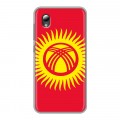 Дизайнерский силиконовый чехол для ZTE Blade A3 (2019) флаг Киргизии