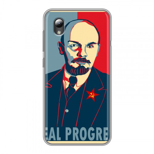 Дизайнерский силиконовый чехол для ZTE Blade A3 (2019) Владимир Ленин