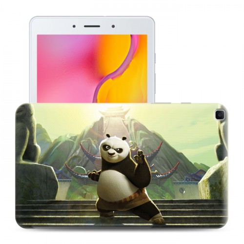 Дизайнерский силиконовый чехол для Samsung Galaxy Tab A 8.0 (2019) Кунг-фу панда