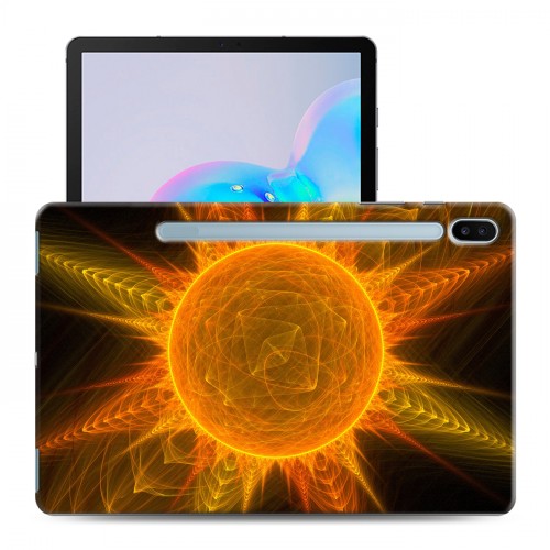 Дизайнерский силиконовый с усиленными углами чехол для Samsung Galaxy Tab S6 Солнце