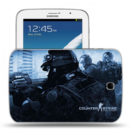 Дизайнерский силиконовый чехол для Samsung Galaxy Note 8.0 Counter-strike