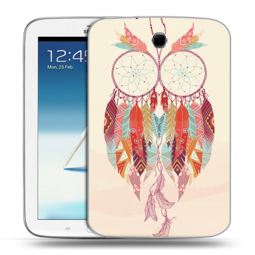 Дизайнерский силиконовый чехол для Samsung Galaxy Note 8.0 Совиные ловцы снов