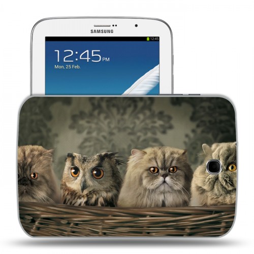Дизайнерский силиконовый чехол для Samsung Galaxy Note 8.0 Совы