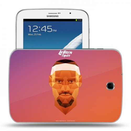 Дизайнерский силиконовый чехол для Samsung Galaxy Note 8.0 НБА