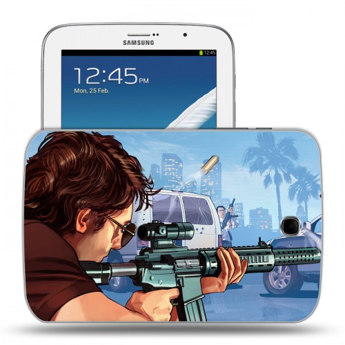 Дизайнерский силиконовый чехол для Samsung Galaxy Note 8.0 Gta 