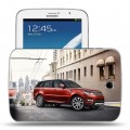 Дизайнерский силиконовый чехол для Samsung Galaxy Note 8.0 Land Rover