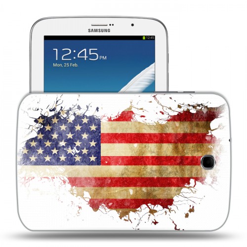 Дизайнерский силиконовый чехол для Samsung Galaxy Note 8.0 флаг сша