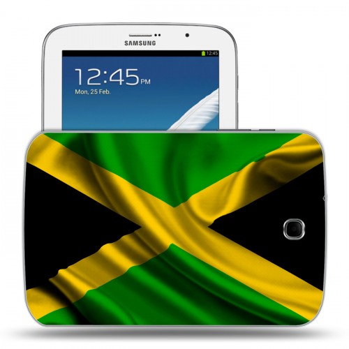 Дизайнерский силиконовый чехол для Samsung Galaxy Note 8.0 флаг Ямайки