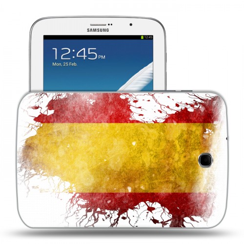 Дизайнерский силиконовый чехол для Samsung Galaxy Note 8.0 флаг Испании