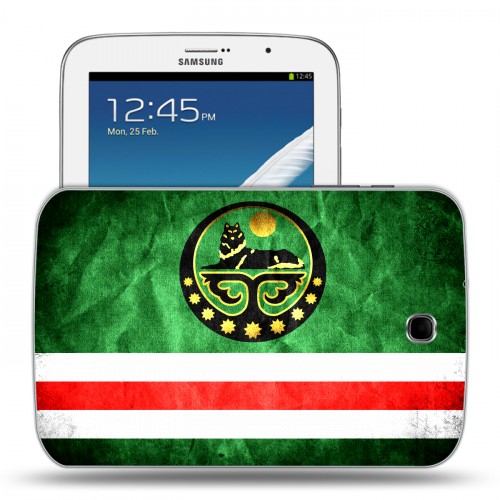 Дизайнерский силиконовый чехол для Samsung Galaxy Note 8.0 флаг Чечни