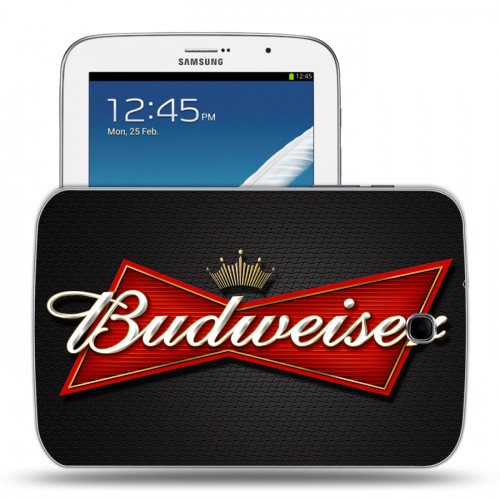 Дизайнерский силиконовый чехол для Samsung Galaxy Note 8.0 Budweiser