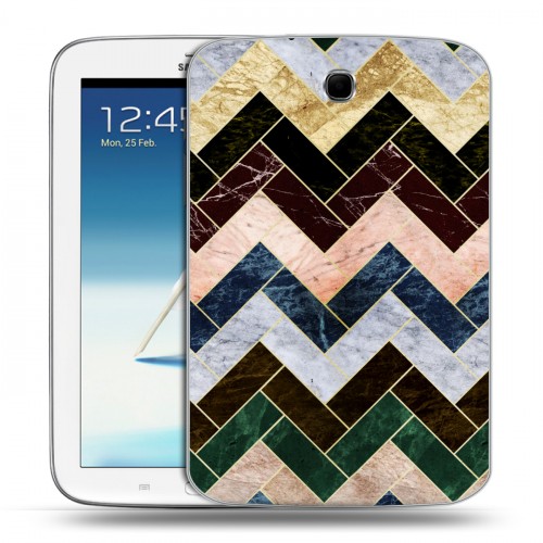 Дизайнерский силиконовый чехол для Samsung Galaxy Note 8.0 Геометрический мрамор