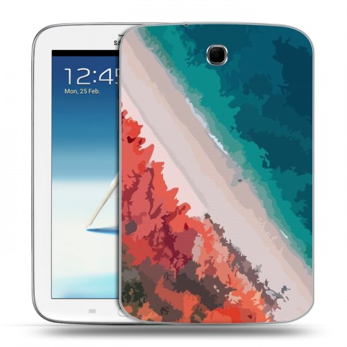 Дизайнерский силиконовый чехол для Samsung Galaxy Note 8.0 Романтика путешествий