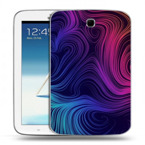 Дизайнерский силиконовый чехол для Samsung Galaxy Note 8.0 Размытые краски