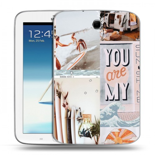 Дизайнерский силиконовый чехол для Samsung Galaxy Note 8.0 Коллаж