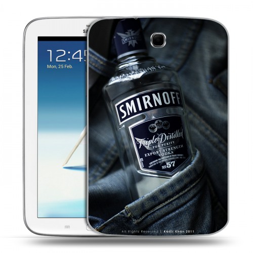 Дизайнерский силиконовый чехол для Samsung Galaxy Note 8.0 Smirnoff