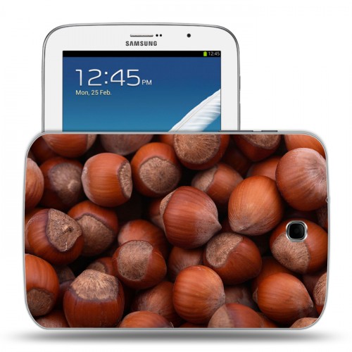 Дизайнерский силиконовый чехол для Samsung Galaxy Note 8.0 Орехи