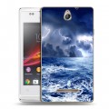 Дизайнерский пластиковый чехол для Sony Xperia E Стихии