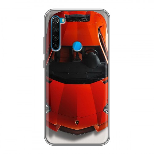 Дизайнерский силиконовый чехол для Xiaomi RedMi Note 8 Lamborghini
