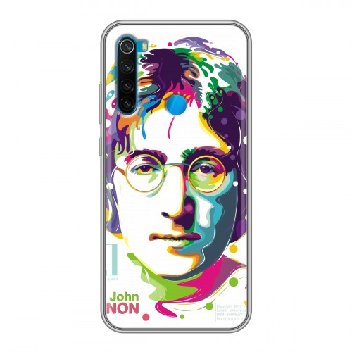 Дизайнерский силиконовый чехол для Xiaomi RedMi Note 8 Джон Леннон
