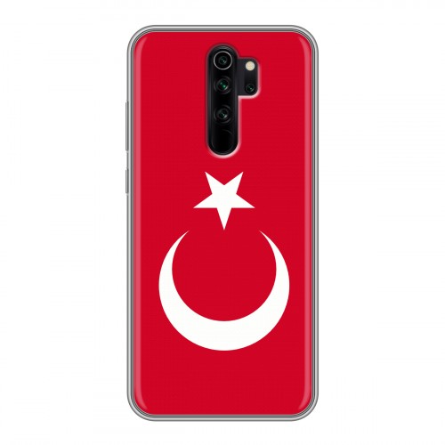 Дизайнерский силиконовый чехол для Xiaomi RedMi Note 8 Pro Флаг Турции