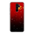 Дизайнерский силиконовый чехол для Xiaomi RedMi Note 8 Pro Флаг СССР