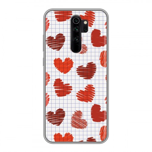 Дизайнерский силиконовый чехол для Xiaomi RedMi Note 8 Pro День Святого Валентина