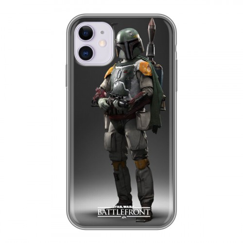 Дизайнерский силиконовый чехол для Iphone 11 Star Wars Battlefront