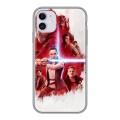 Дизайнерский силиконовый чехол для Iphone 11 Star Wars : The Last Jedi