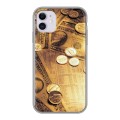 Дизайнерский силиконовый чехол для Iphone 11 Текстуры денег