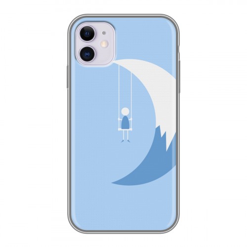Дизайнерский пластиковый чехол для Iphone 11 Луна