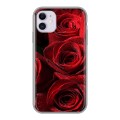 Дизайнерский силиконовый чехол для Iphone 11 Розы