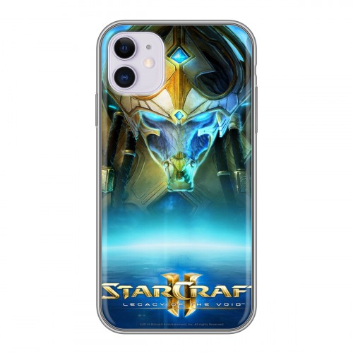 Дизайнерский силиконовый чехол для Iphone 11 Starcraft