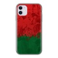 Дизайнерский силиконовый чехол для Iphone 11 Флаг Белоруссии