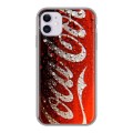 Дизайнерский силиконовый чехол для Iphone 11 Coca-cola