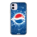 Дизайнерский пластиковый чехол для Iphone 11 Pepsi