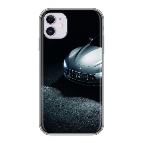Дизайнерский силиконовый чехол для Iphone 11 Maserati