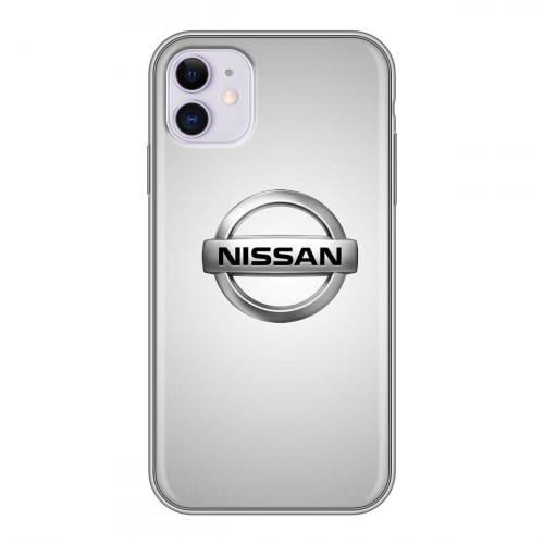 Дизайнерский пластиковый чехол для Iphone 11 Nissan