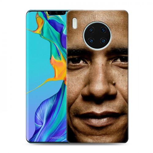 Дизайнерский силиконовый чехол для Huawei Mate 30 Pro Барак Обама