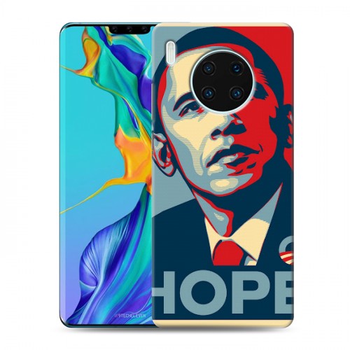 Дизайнерский пластиковый чехол для Huawei Mate 30 Pro Барак Обама