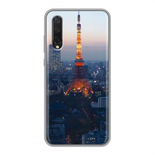Дизайнерский силиконовый чехол для Xiaomi Mi 9 Lite Токио